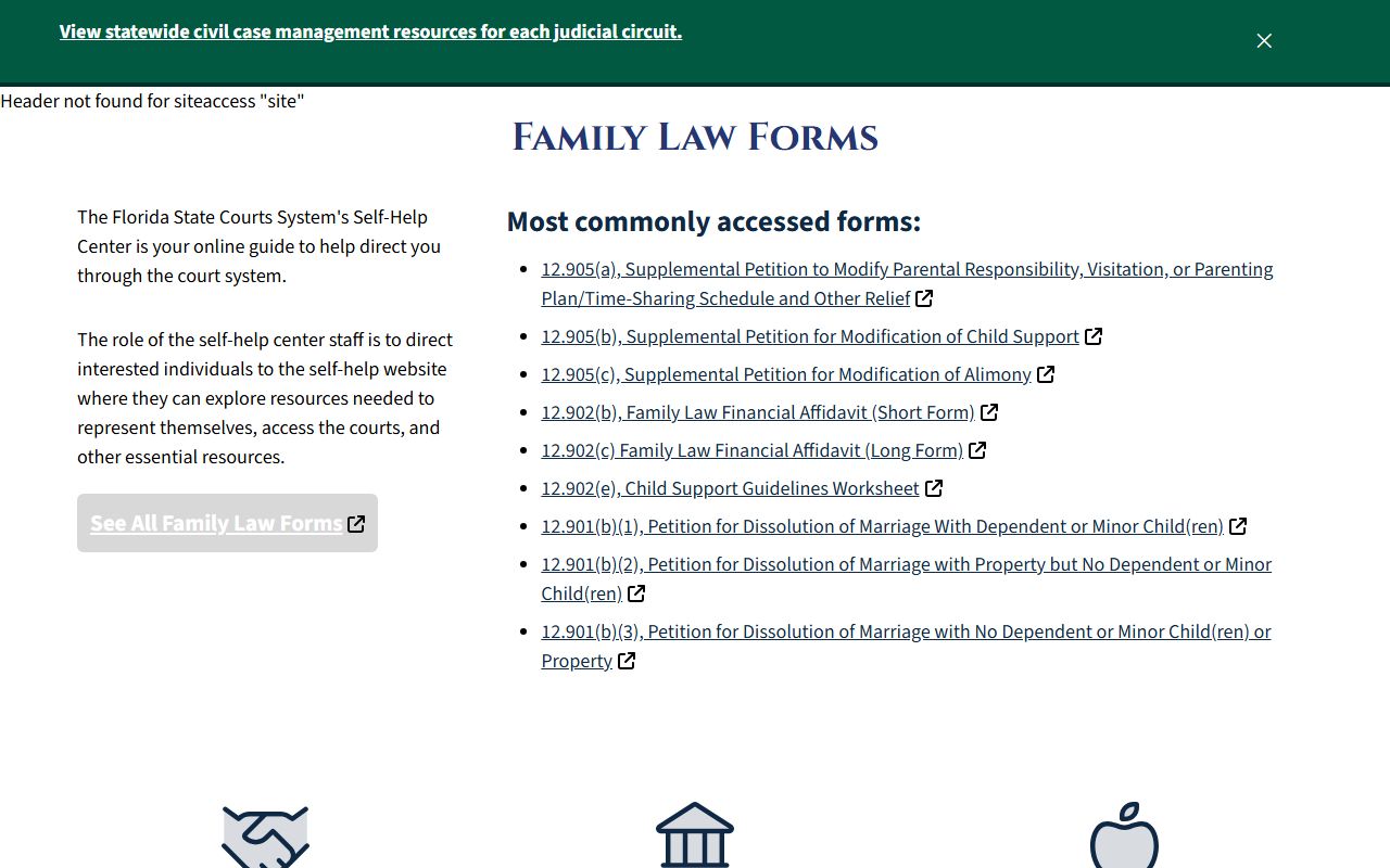 Florida court structure for Seminole County court records
